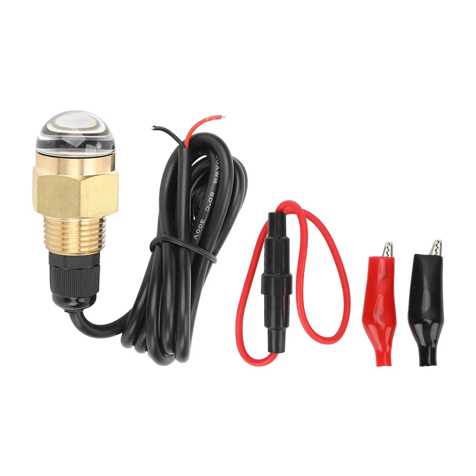 

840LM Underwater Boat Drain Plug Light IP68 Waterproof for Yacht Ship Copper ABS