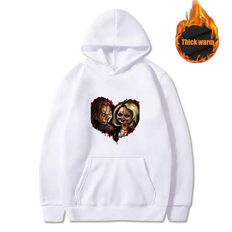 thumbnail image 1 of Película de terror juego infantil Chucky sudaderas con capucha Harajuku ropa informal estilo Hip Hop hombres mujeres Otoño Invierno Sudadera con capucha pulóver Tops, 1 of 5