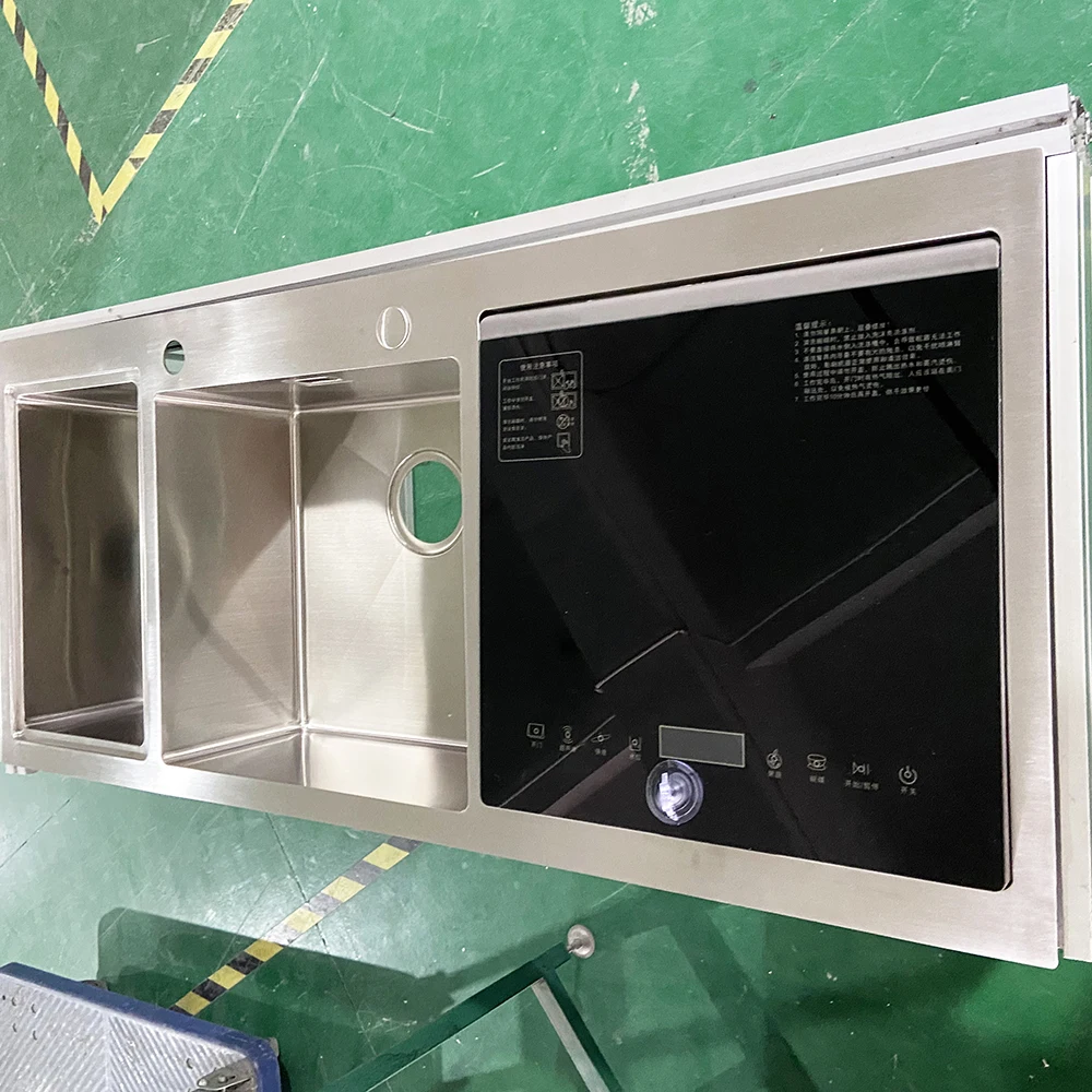 Ultrasonic Drawer Vegetables And Fruits Automatic Cleaning Sink Dishwasher Dryer Sterilizer Household 5