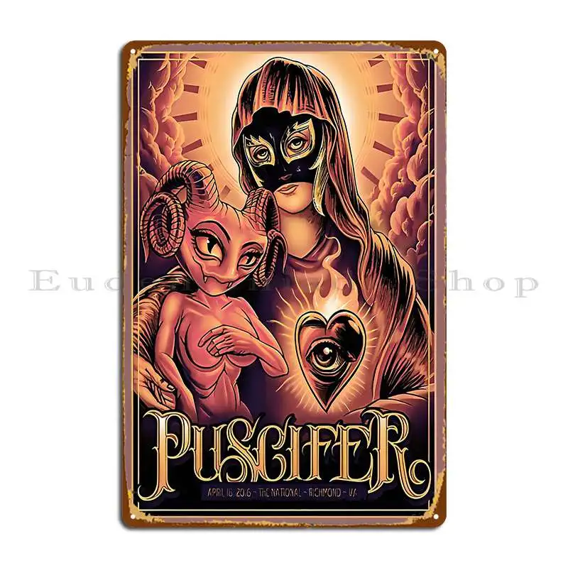 

Puscifer Momsky металлический плакат Гараж дизайн забавное украшение оловянный плакат