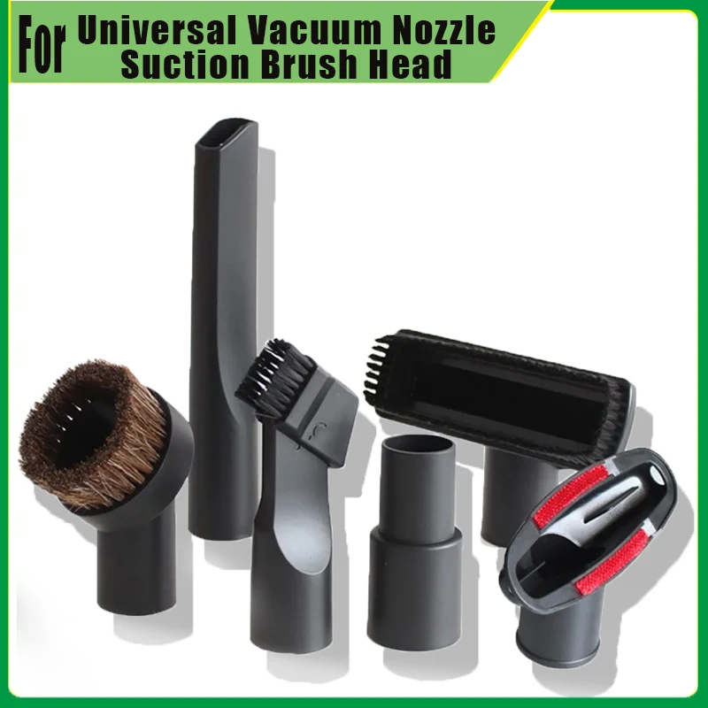 Universal Vacuum Cleaner Brush Nozzle – 32/35mm Long Flexible Flat Slim Suction Head for Beds and Furniture 1