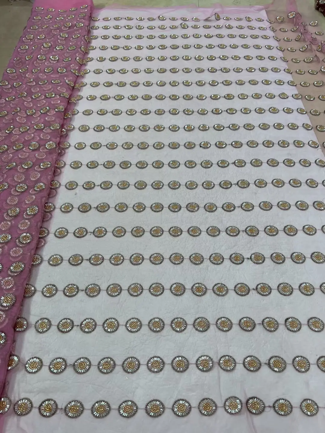 

Африканская французская кружевная ткань с бисером, Высококачественная кружевная ткань с блестками, нигерийская Тюлевая сетчатая кружевная ткань для свадьбы