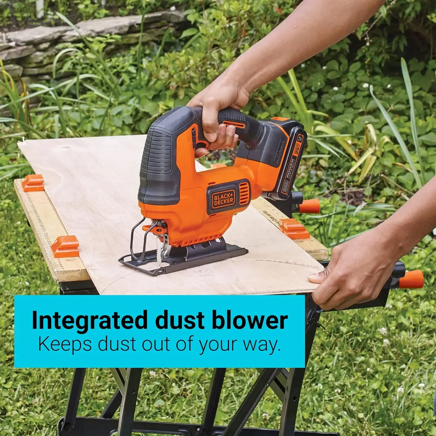 Portable 20V MAX* POWERCONNECT Cordless Jig Saw (BDCJS20C)