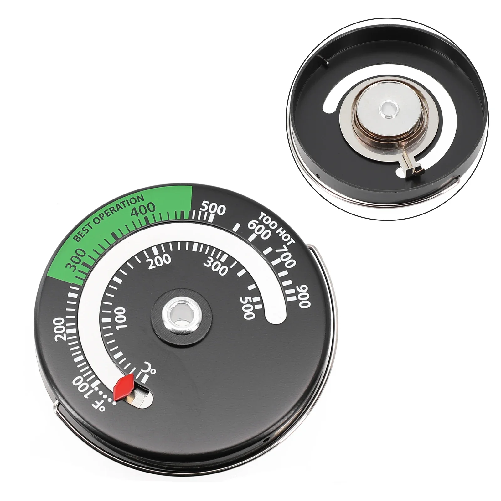 Quality Fireplace thermometer Kitchen Accessories Home Measurement Oven Place Stove Temperature Aluminum alloy