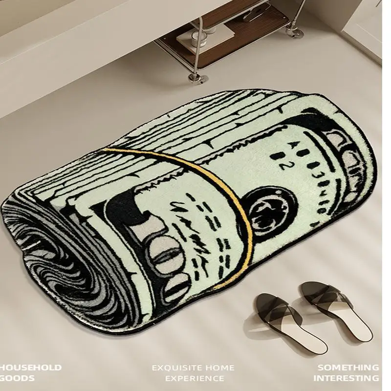 

Imitation Cashmere Floor Mat Special-shaped Bathroom Absorbent Non-slip Floor Mat Bedroom Bedside Mat Home Mirror Front Mat