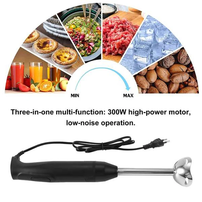Immersion Hand Stick Blender Electric Food Vegetable Grinder Hand-Held Cooking Complementary Food Machine EU Plug 2