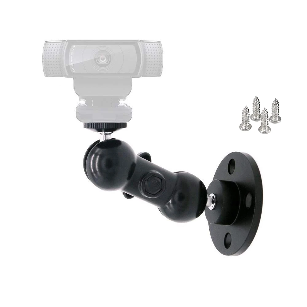 Logitech-wall Mount Articulando Suporte Mágico Webcam Stand para Logitech Brio 4k C925ec922xc922c930ec930c920c6154