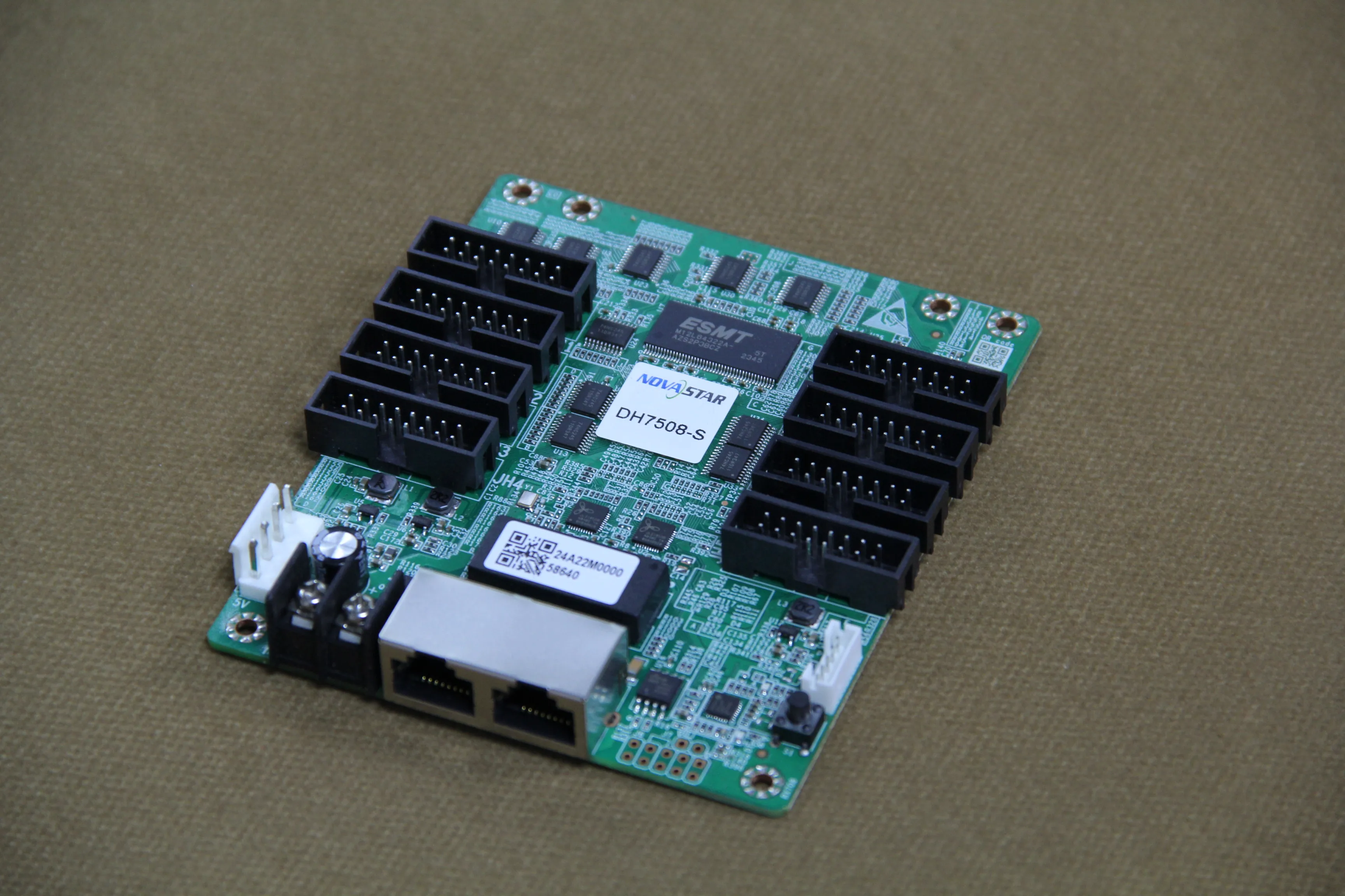 DIY Novastar LED 디스플레이 풀 컬러 수신 카드, DH7508 디스플레이 제어 시스템 카드, 256x256 픽셀, 8 * HUB75E 인터페이스