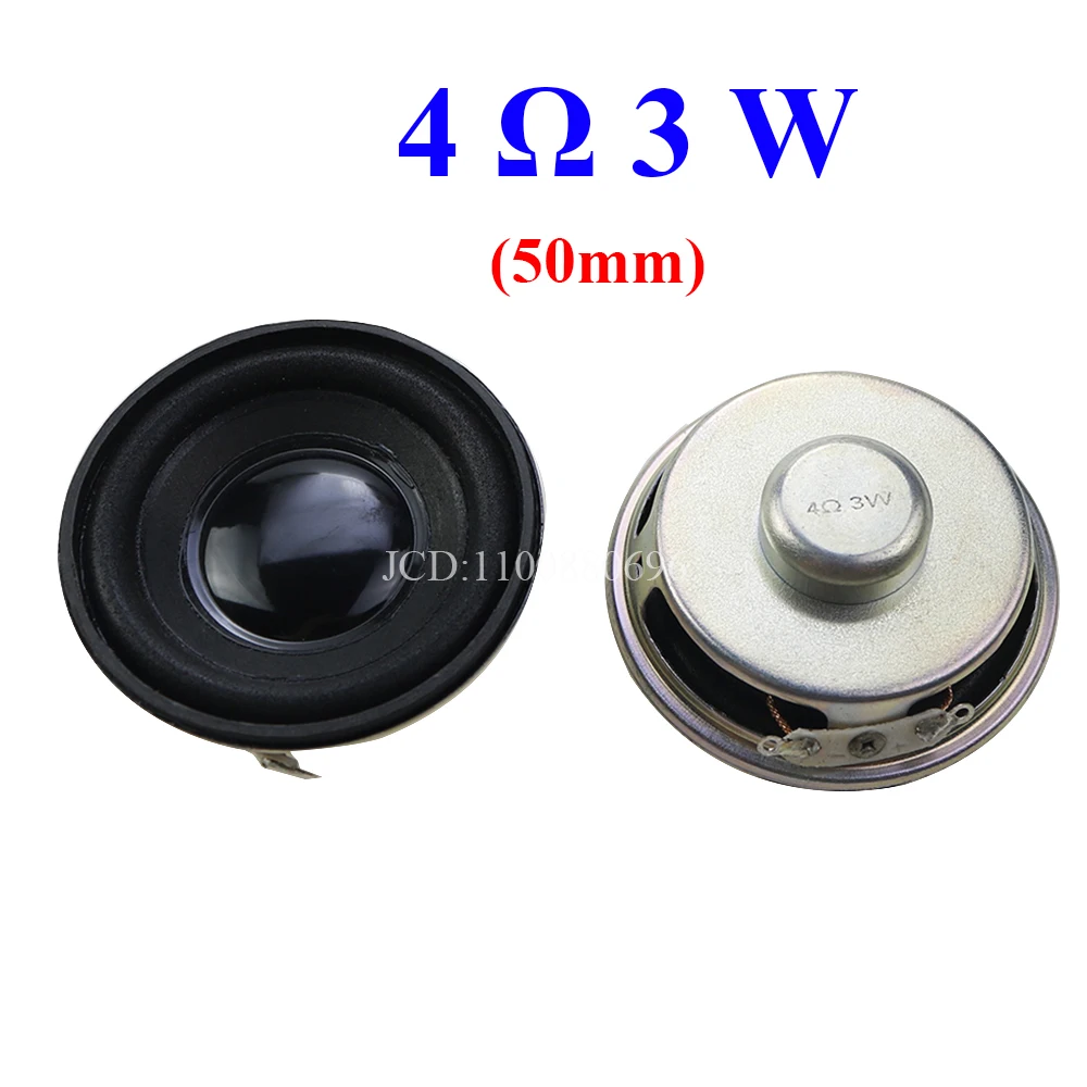 1 piece Horn 4R 3W 5W Diameter 36mm 40mm 45mm 50mm Amplifier Rubber Gasket Horn Speaker 4 Euro