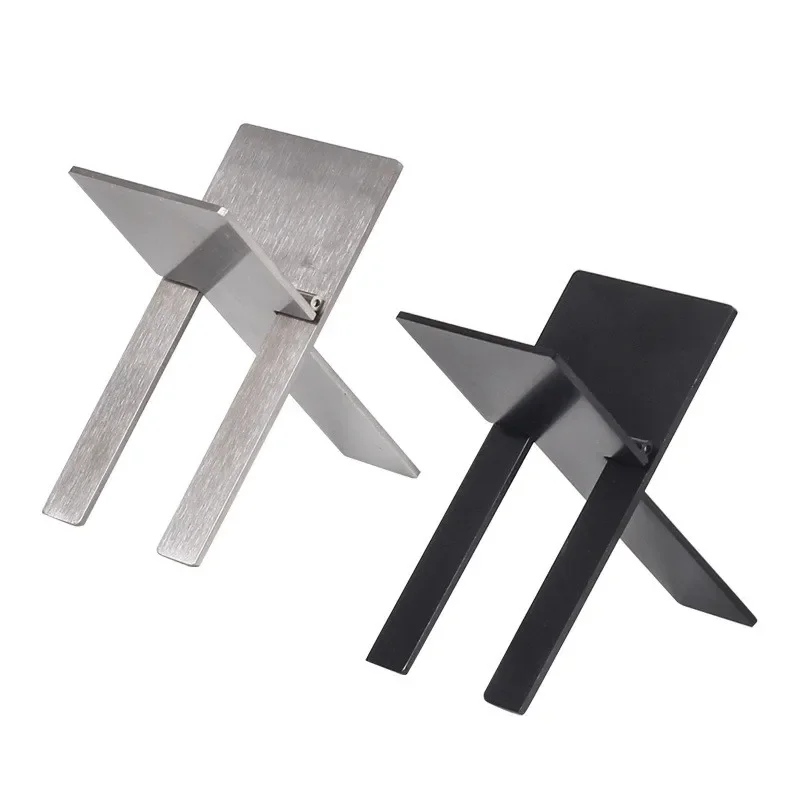 Cigar Tools Mini Folding Cigar Rack Adjustable Stainless Steel Cigar Holder Ashtray Display Stand Smoking Accessories
