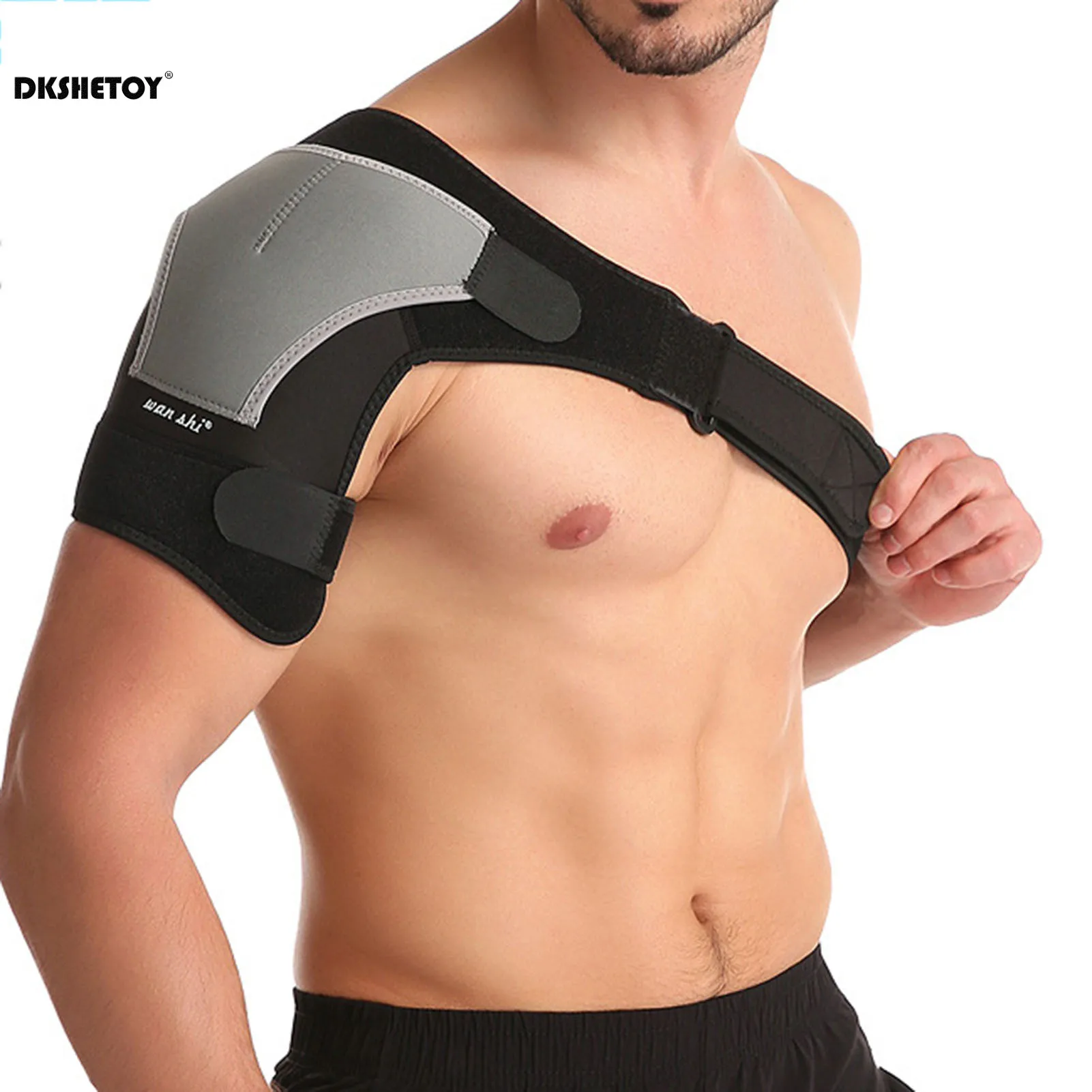 Adjustable shoulder support Brace Orthopedic Belt for Pain Relief Bandage sleeve Sports Gym Stretch Compression Sleeves Guard 2