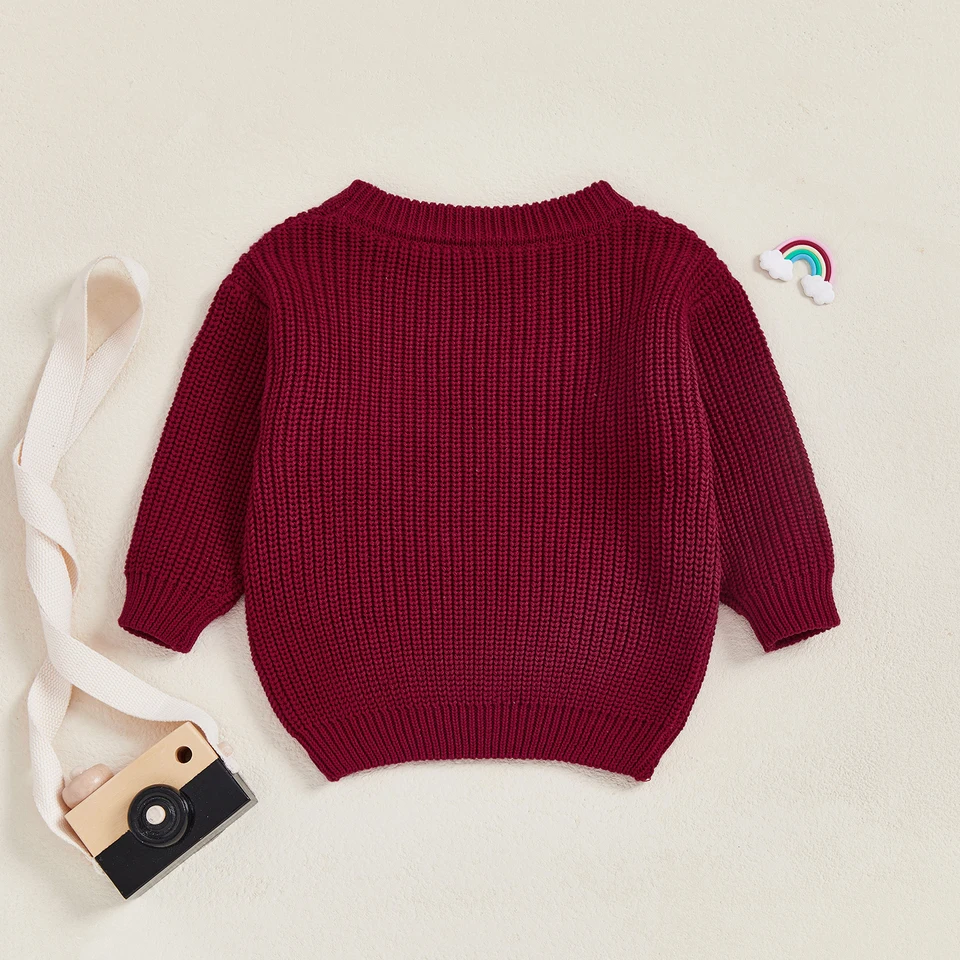Lioraitiin Baby Girls Autumn Knit Sweaters