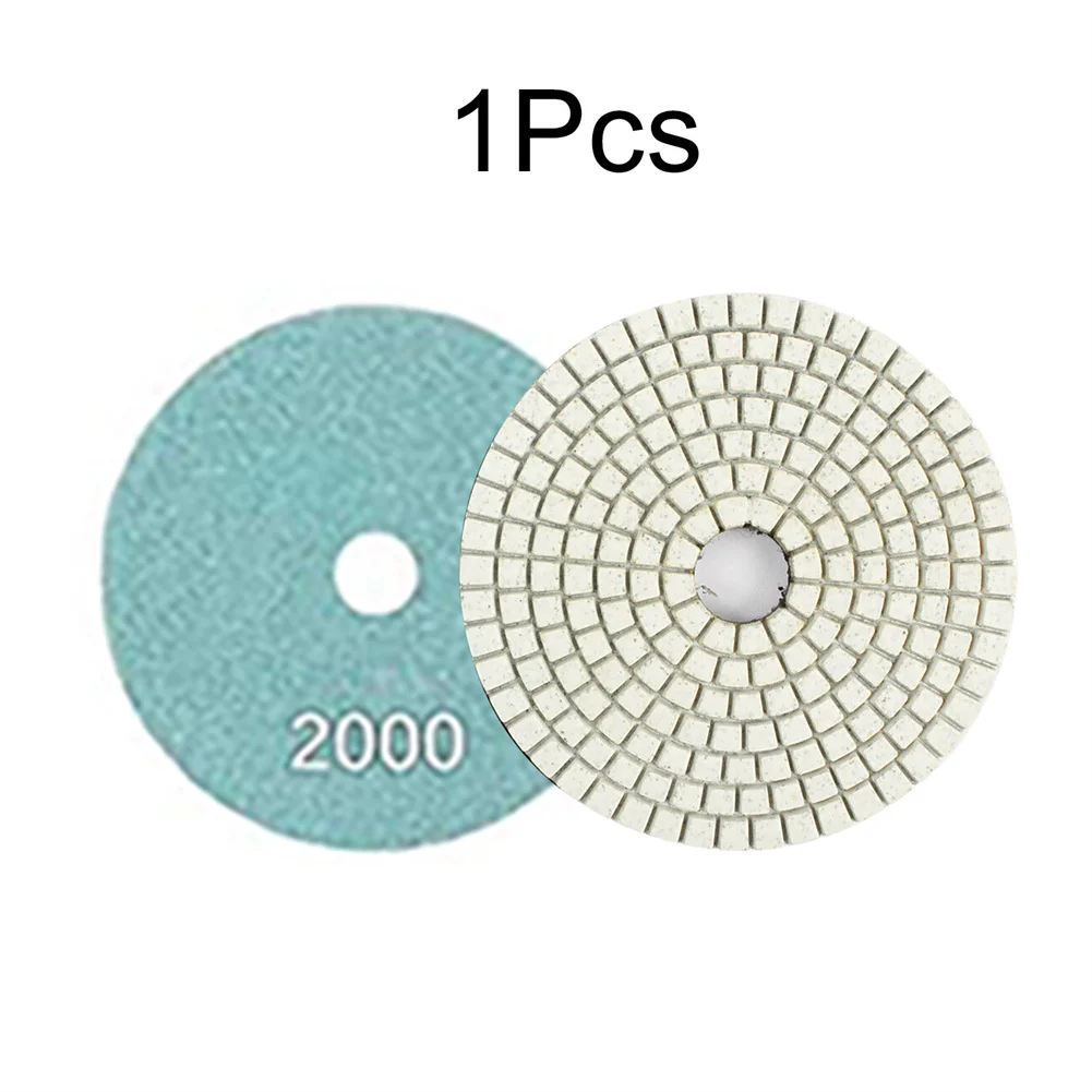 4 Diamond Polishing Pad for Wet/Dry Sanding and Polishing of Granite, Concrete, Marble, Glass, and Stone Surfaces