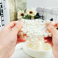 Stress Relief Squeeze Pearl Balls Stress Ball Fidget Toy Glazed Beads Vent Ball Pearl Balls Party Kids Fidgeting Girl Baby Toy 2