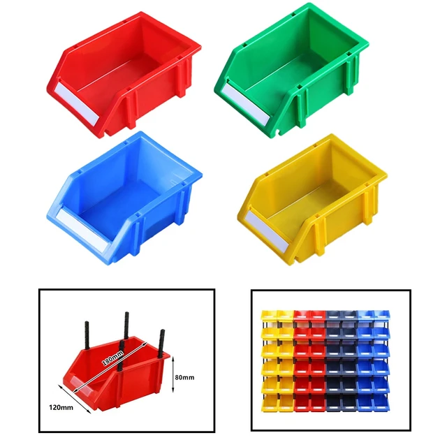 Industrial Warehouse and Garage Stackable Plastic Storage Bins for Tool  Parts Storage - China Tool Box, Storage Bins