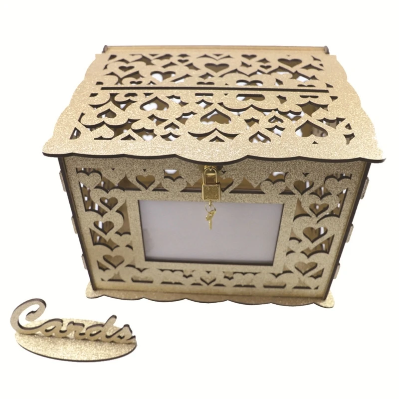 

Wood String Lights for Birthday Party Decoration Card Gift Box Wedding G2AB
