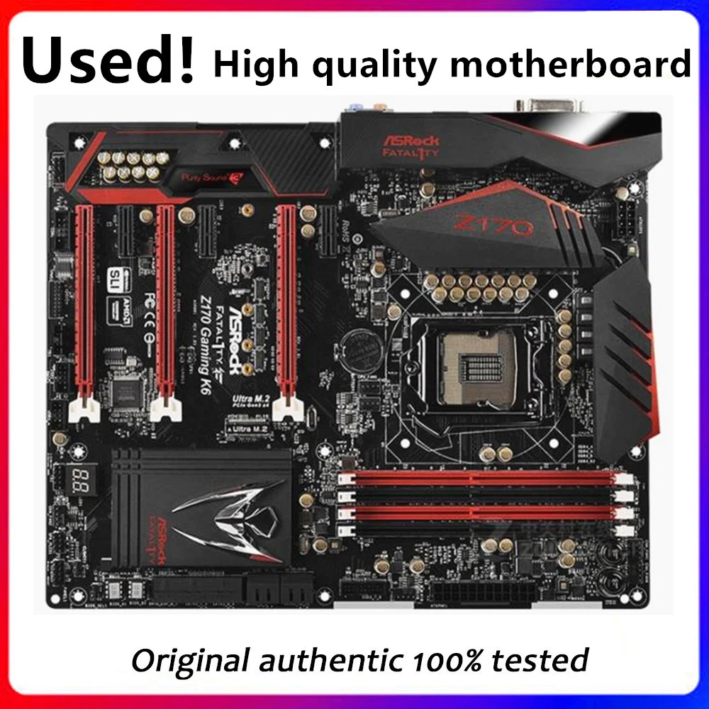 Per Scheda Madre Desktop Asrock Z170 Gaming K6 Per Scheda Madre Intel Z170 Z170M Ddr4 Lga 1151 Desktop Originale Usata