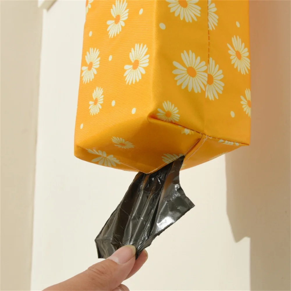 Hanging Storage Bags Beautiful And Elegant Easy To Carry Plastic Bags Petg Waterproof Fabric Mesh Material Wall Mounted Garbage 5