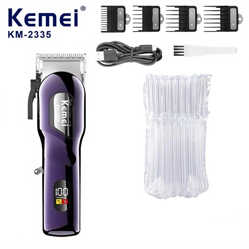 KEMEI km-2335 Usb Rechargeable Trimmer Electric Hair Clippers Professional Cordless Hair Clippers For Hair And Beauty 2