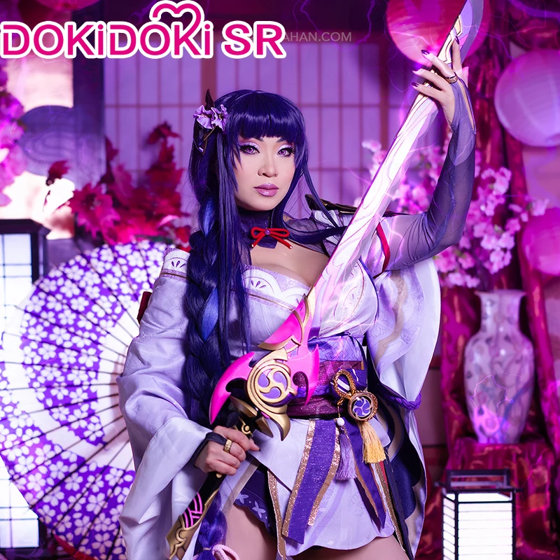 Raiden Shogun Baal Cosplay Game Genshin Impact Cosplay Costume DokiDoki-SR Shogun Baal Costume Raiden Ei Christmas cosplay costume