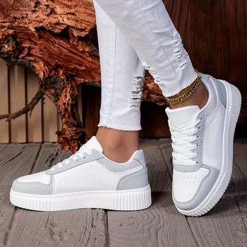 MAEDEF Women Shoes Man Casual Vulcanize Shoe Lace Up Women's Sneakers Non Slip Lightweight Comfortable Unisex Sports Shoes - Image 3