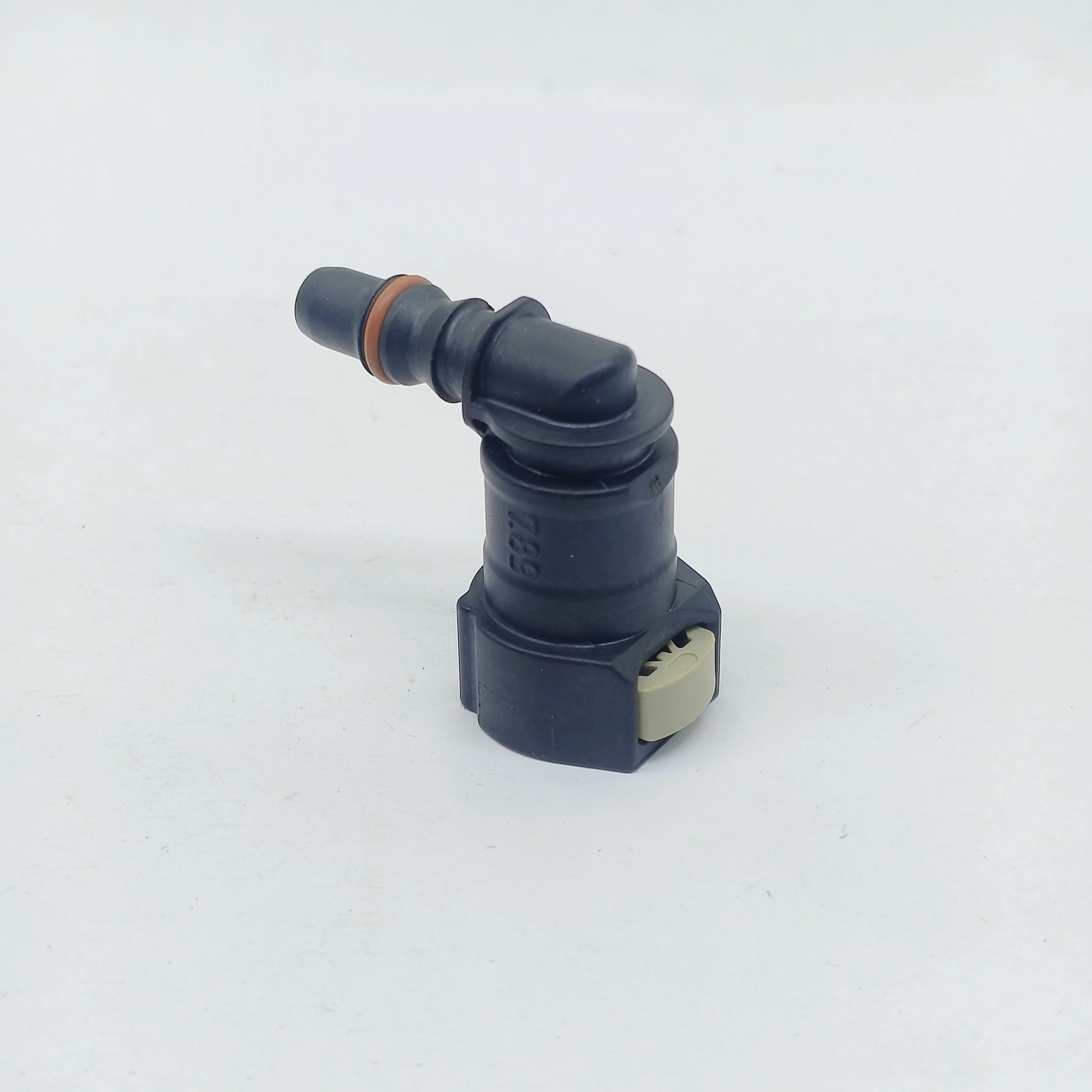 Auto Car Fuel Line Hose Quick Release Connector 2pcs x 7.89 ID6 90&deg; Female Carburetor Part