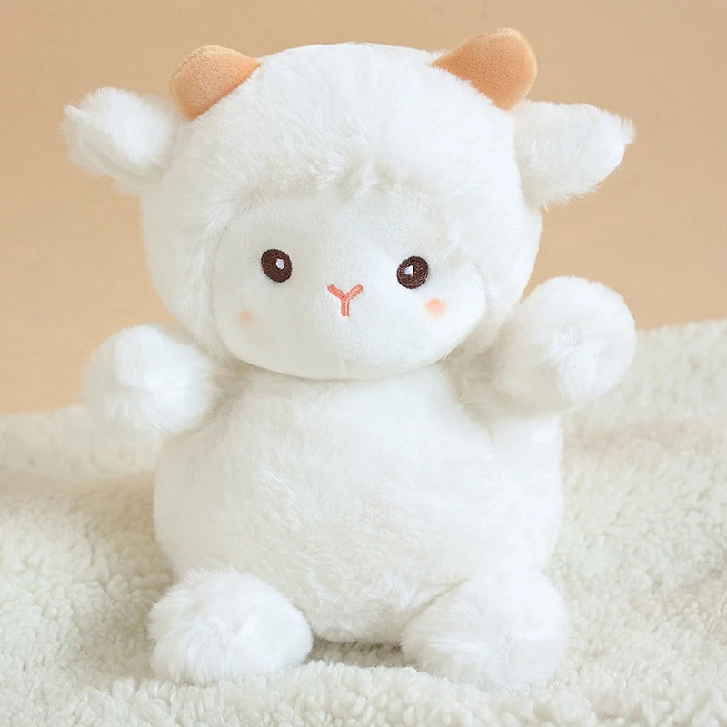 

New White Sheep Plush Toy Cute Cartoon Doll Plush Pillow Sheep Plushie Sheep Toy Pillow Gifts Hot Sale