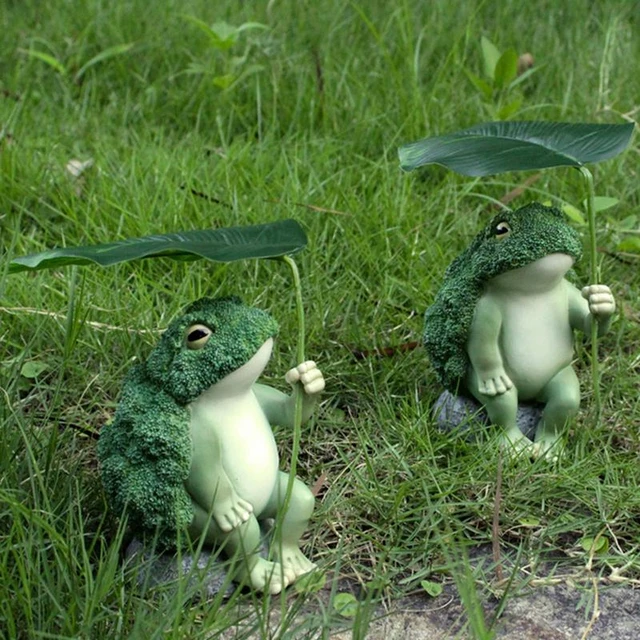 Animal Model Toys Kids Outdoor Playset Frog Ornament Statuette Small Frogs  Statues Plastic Figurines Child - AliExpress