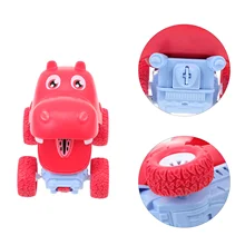 

Plastic Manual Hand Press Moving Animals Vehicle Cartoon Kids Plaything