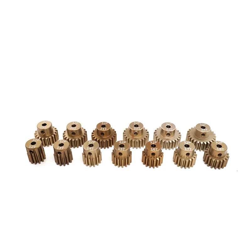 32DP M0,8 3,175mm 24T 23T 22T 21T 20T 19T 18T 17T 16T 15T 14T 13T 12T Metallgetriebe für 1:10 Traxxas RC LKW Auto 3650 3660 Motor – Detail 4