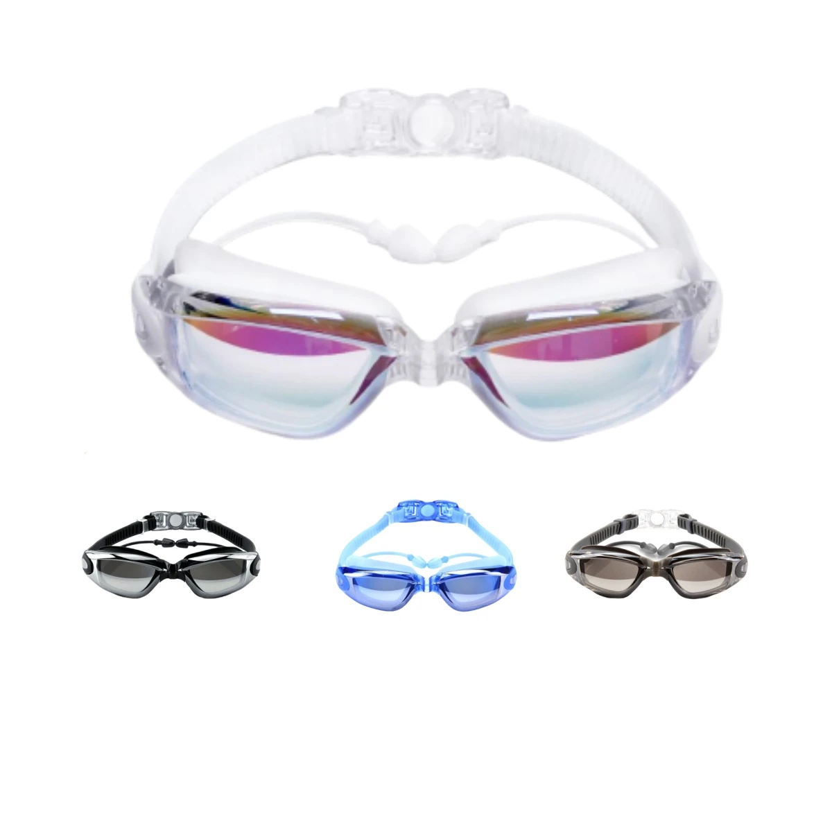 Women Men Swimming Goggles Anti-Fog UV HD Natacion Hombre Silicone Adjustable Diving Glasses Swimming Pool Eyewear swimming goggles