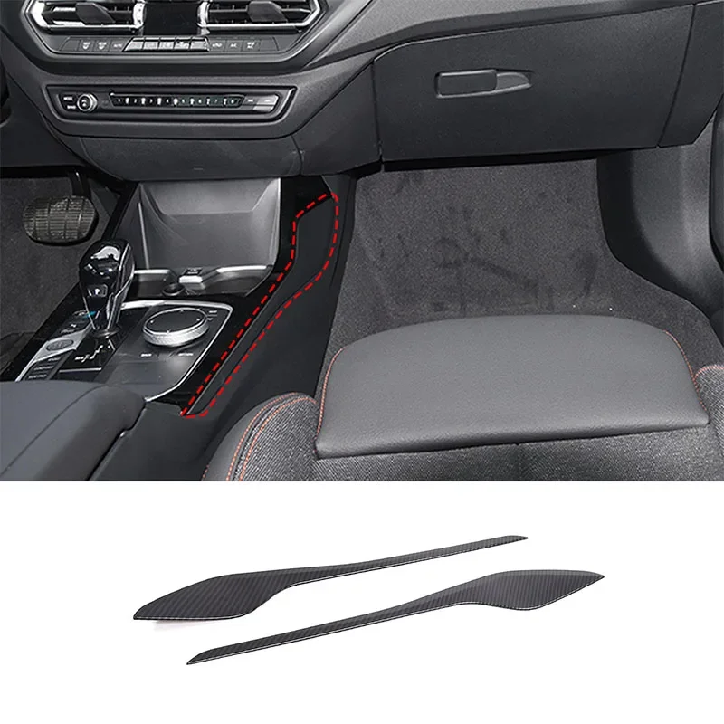 

For BMW 2 Series 4-Door for BMW 1 Series Hatchback 2020-2023 ABS Carbon Fiber Center Gear Shift Side Trim Decoration Sticker