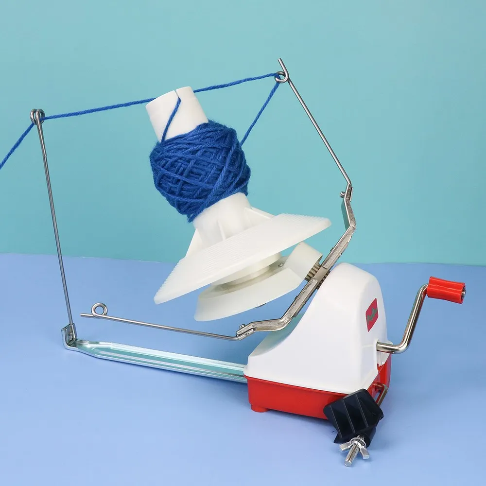 Large Wool Yarn Winder Manual Wool Ball Winder With Clamp For Winding Yarn Thread And Fiber Hand