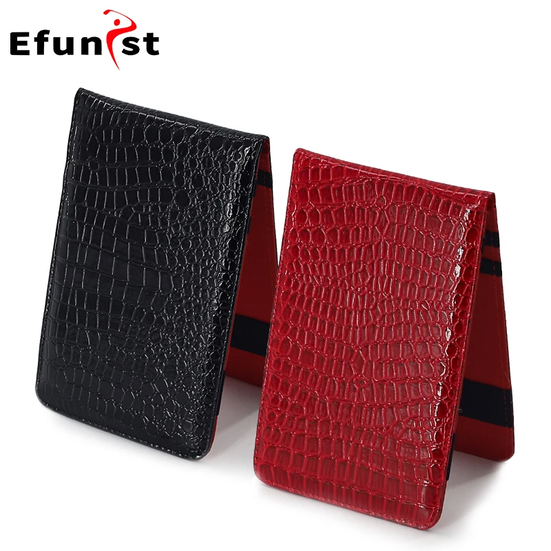 Golf Score Book New PU Leather Material Score Notebook With Pencil And Score Card Easy To Use Of Golf Supplies Drop Ship 3