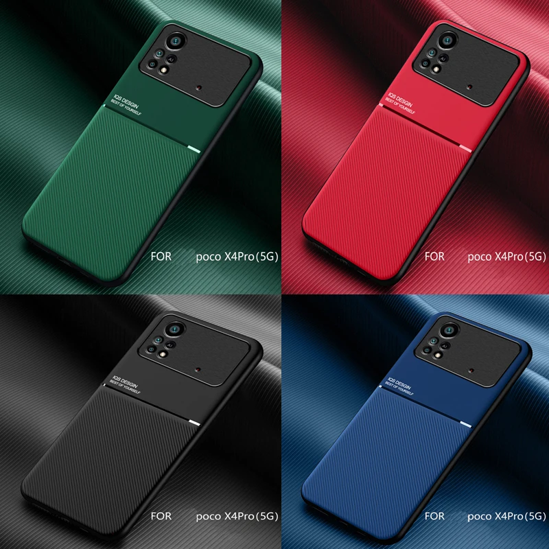 Hõõrdeümbris Xiaomi Poco X4 Pro 5G pehmest nahast tagakaas Poco M4 Pro 5G mattümbrisele_voghion.com