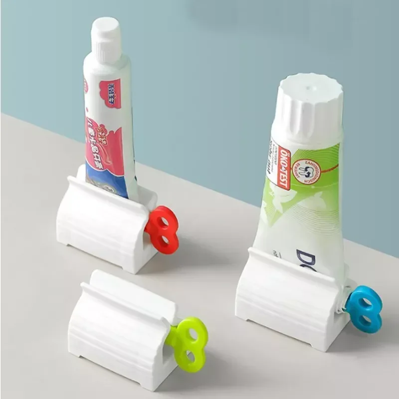 

Mini Rolling Tube Toothpaste Squeezer Dispenser Seat Holder Stand Easy Cleaning Bathroom Products Household Cosmetics Squeezer