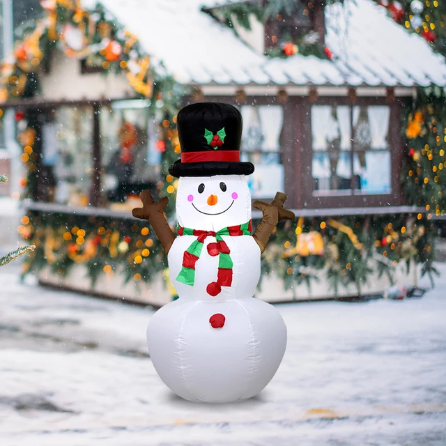 Kit Snowman Decoration Making Kit Christmas Snowman Dress Up Suit Eyes Toy  Gift For Garden Snow Man Decorating Craft Accessories - AliExpress