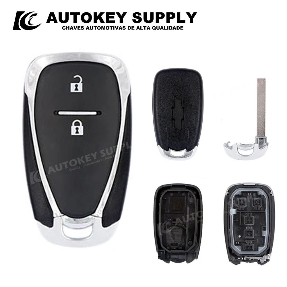 ForChevrolet Smart Card Key Shell 2 pulsanti Autokeysupply AKGMS138 - S3f52e7c48ce44f22b3aef69d52e1a090F