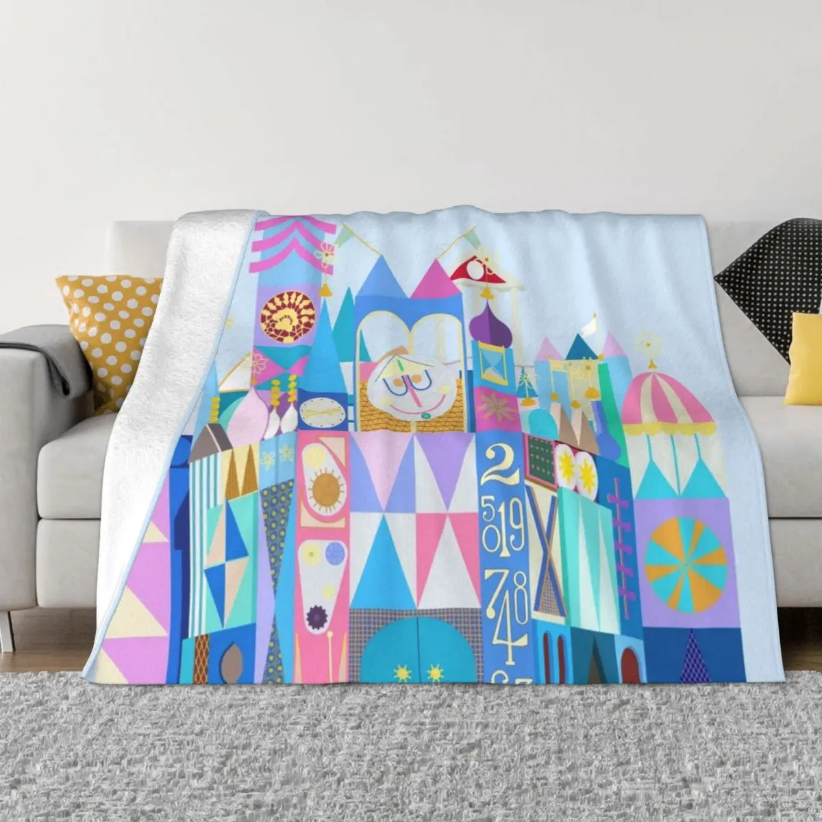 Tokyo Small World After All Throw Coperta Divano Trapunta Coperte Morbide Turistiche