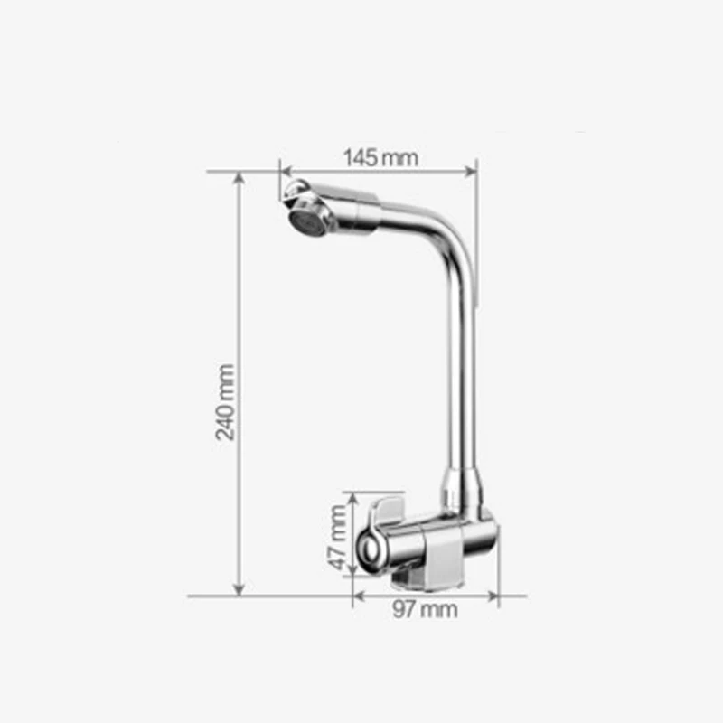 Caravan Kraan Koudwaterkraan 009 Stijl Rv Vouwen Kraan Vessel Voor Rv