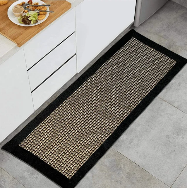 LUFEIJIASHI Small Kitchen Rugs and mats Non Skid Washable Kitchen