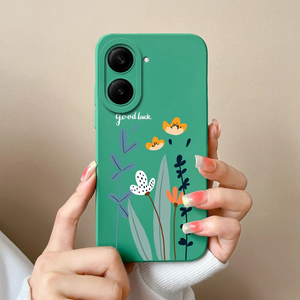 Lovely Dinosaur Lightweight Anti-Drop Liquid Silicone Phone Case