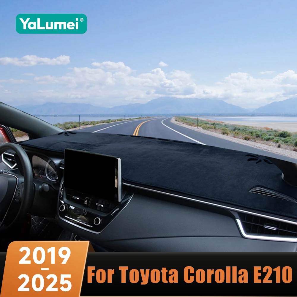 Car Dashboard Cover Avoid Light Pads Anti-UV Non-Slip Mats For Toyota Corolla E210 Hybrid