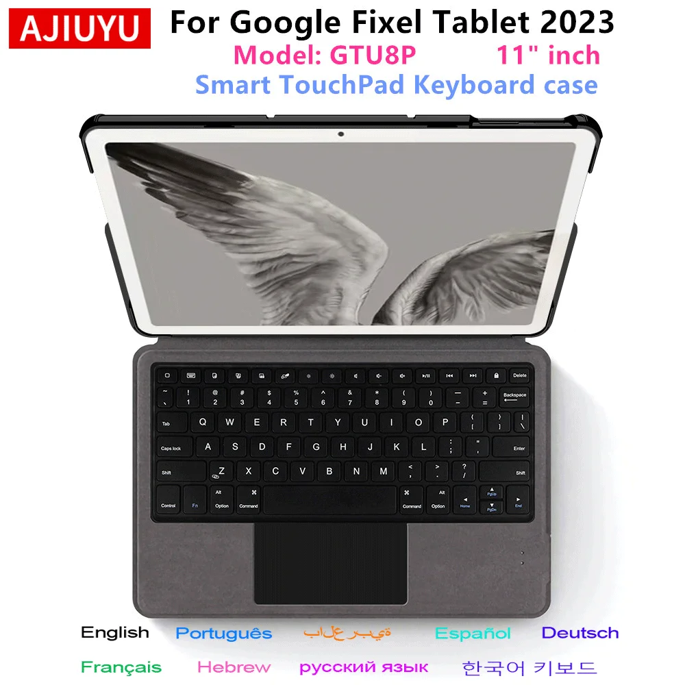 HUWEI Smart Touchpad Bluetooth Keyboard Case