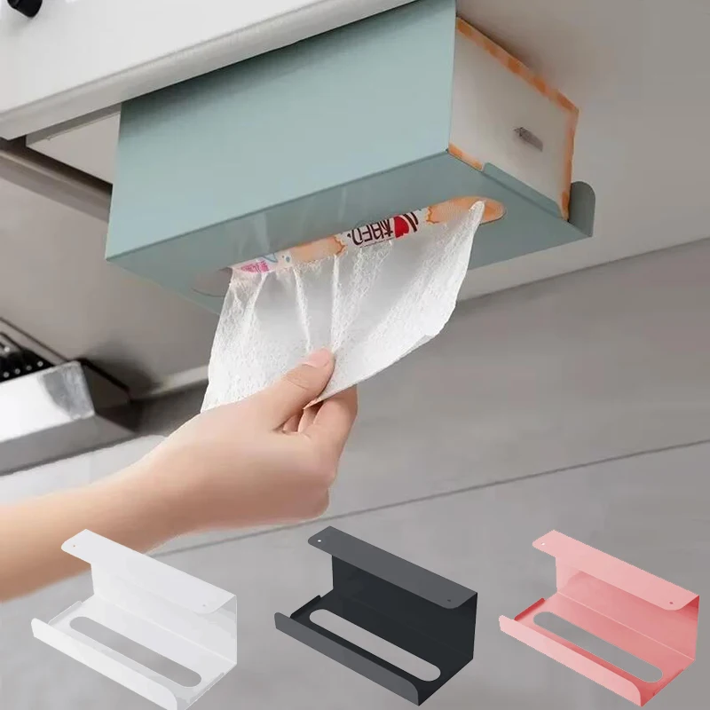 Paper Towel Holder Under Cabinet Multi-functional Iron