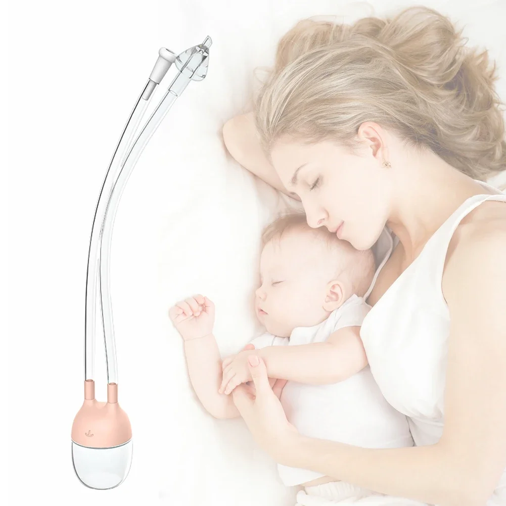 Baby Nase Reiniger Waschbar Sucker Werkzeug Kinder Mund Neugeborene Gesundheit Pflege Schutz Saug Katheter Typ aspirador nasen