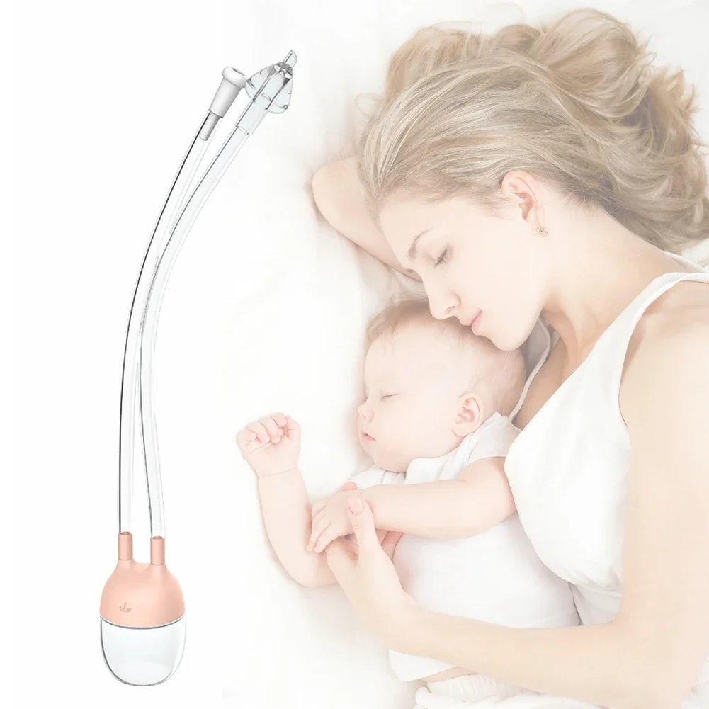 Nasal Aspirator Baby Nose Cleaner Washable Sucker Tool Children Mouth Newborn Health Care Protection Suction Catheter Type