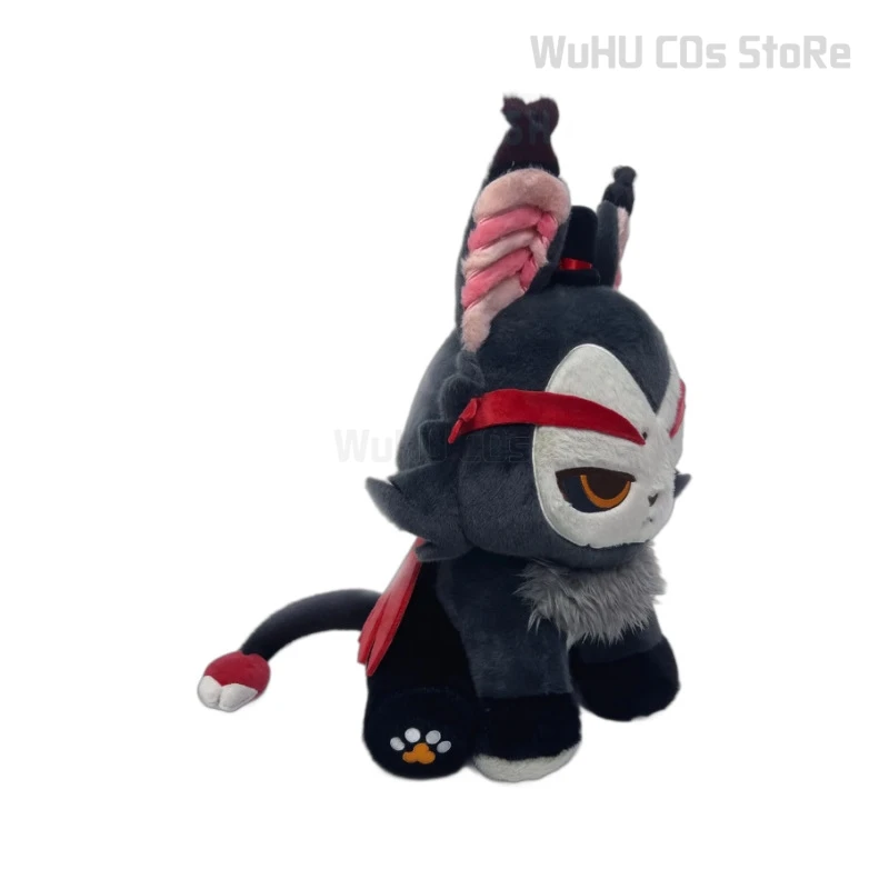 Husk Cosplay Costume Uniform Hazbin Cosplay Hotel Husk Halloween Party Cosplay Costume Black Outfits With Hat Ears Eyebrows Prop 21