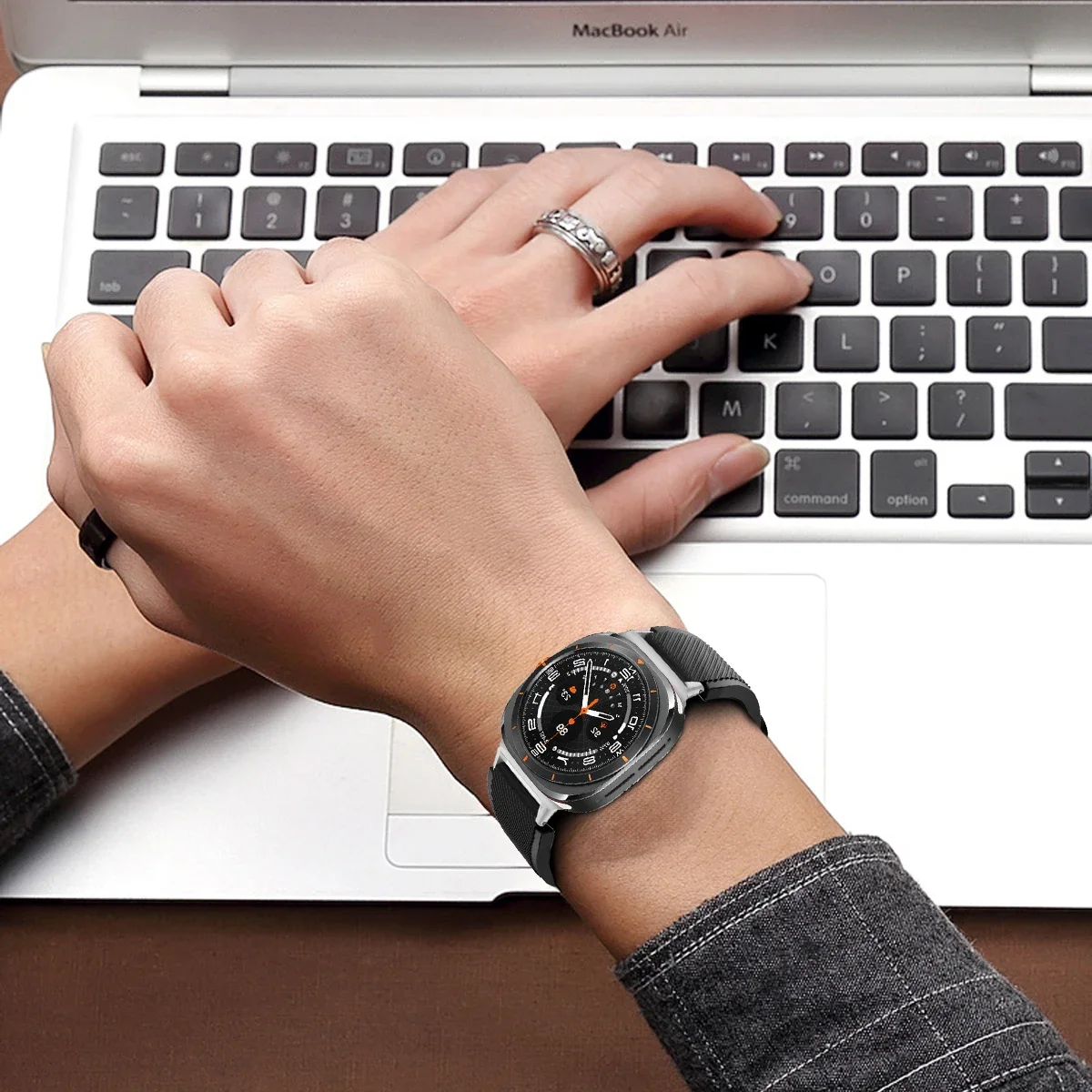 Silicone Sport Strap for Smartwatch - Ultra 47mm Band Accessory