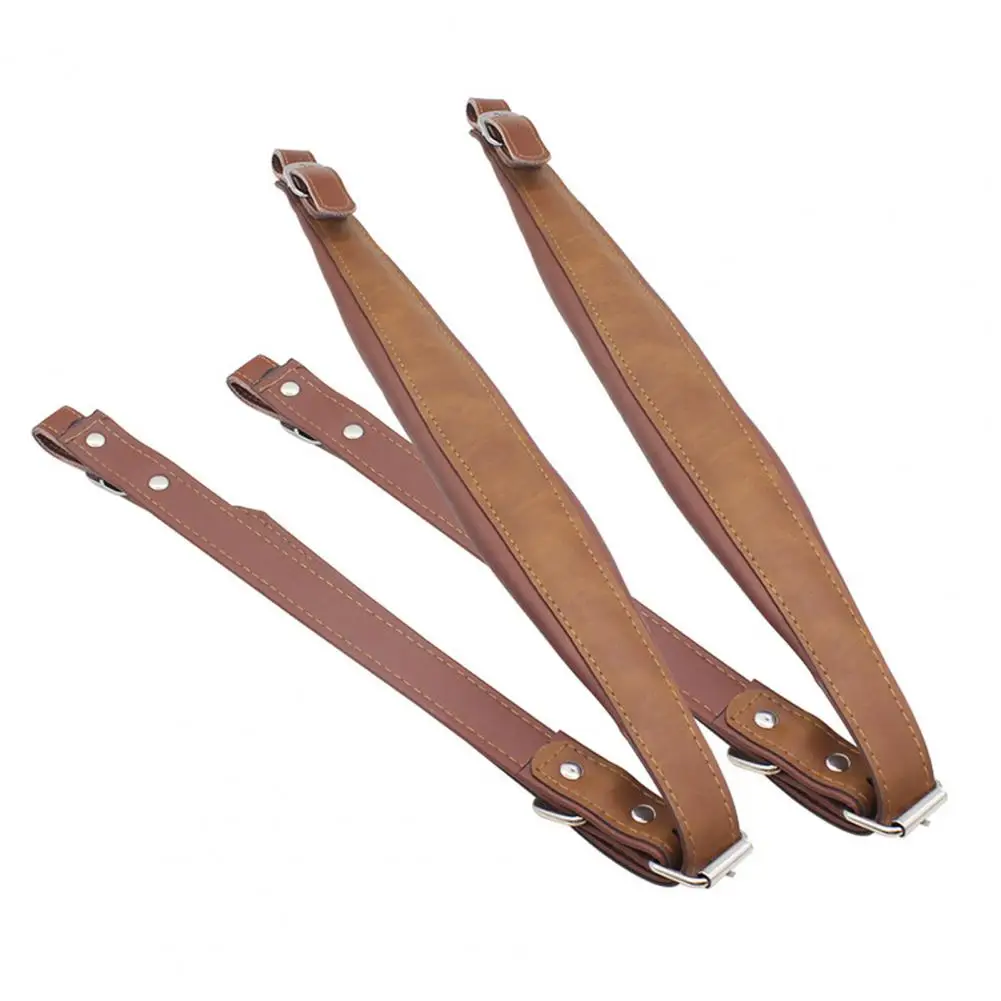 Accordion Shoulder Strap 1 Pair Adjustable Comfortable Faux Leather High Strength 60-120 Bass